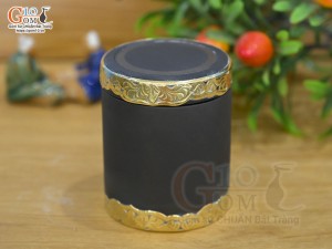 Lò chè gốm đen bọc đồng