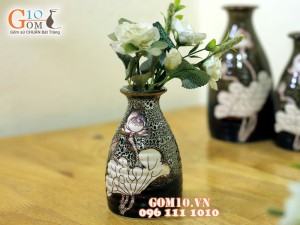 Lọ hoa đầm thấp 13cm