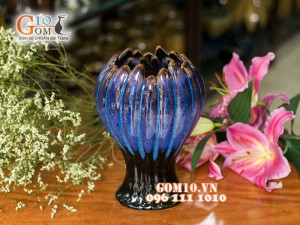 Lọ hoa men hỏa biến dáng búp 27cm
