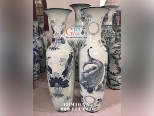 Lọ lộc bình chép sen 1m4