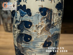 Lọ lộc bình Phúc Đức vàng kim 1m2