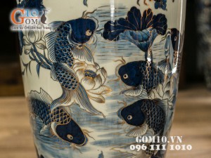 Lọ lộc bình Phúc Đức vàng kim 1m2