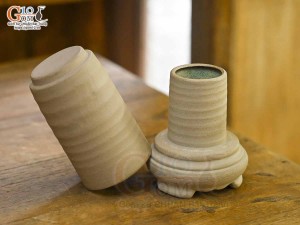 Lọ tăm gốm ganh lòng hỏa biến