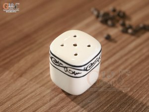 Lọ tiêu men cổ vẽ hoa móc (Hàng Đặt SX)