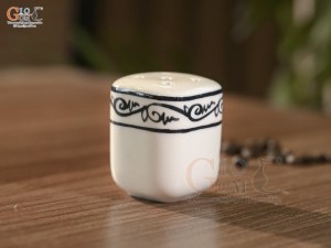 Lọ tiêu men cổ vẽ hoa móc (Hàng Đặt SX)