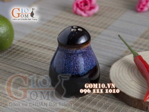 Lọ tiêu men xanh đá