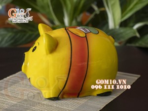 Lợn sứ vàng dài 25cm 