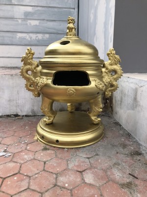 Lư hoá vàng đại phát cao 130cm( chưa tính đế)