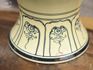 Mai bình men cổ họa tiết Mã Đáo Thành Công, cao 45cm