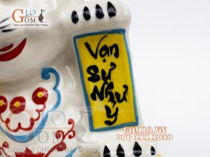 Mèo thần tài tiết kiệm, cao 28cm