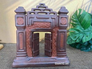 Mô hình gốm cổng Bắc Bộ 1969, kích thước 19x21cm