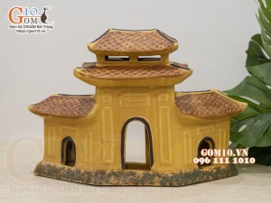 Mô hình gốm Cổng Tam Quan, 26cm