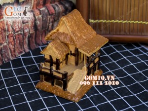 Mô hình nhà gốm 002 - Trang trí tiểu cảnh 15cm