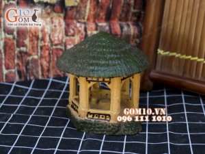 Mô hình nhà gốm 006 - Trang trí tiểu cảnh 11cm