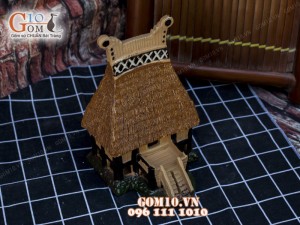 Mô hình nhà gốm 007 - Trang trí tiểu cảnh 21cm