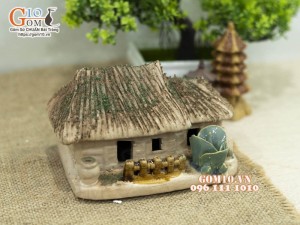Mô hình nhà gốm 009-1 15cm - Trang trí tiểu cảnh