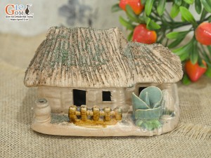 Mô hình nhà gốm 15cm - Trang trí tiểu cảnh
