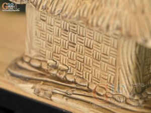 Mô hình nhà gốm mái tranh, 30x32cm