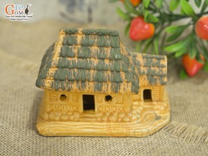 Mô hình nhà rơm tiểu cảnh dài 11.5cm