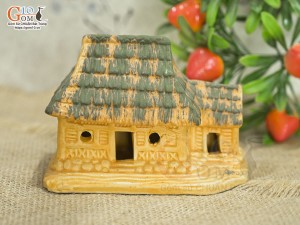 Mô hình nhà rơm tiểu cảnh dài 11.5cm