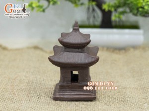 Mô hình tháp gốm, cao 9cm