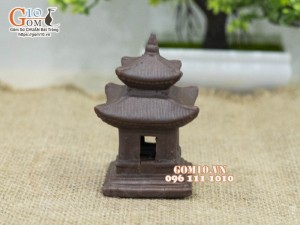 Mô hình tháp gốm, cao 9cm