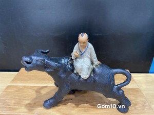 Mục đồng đọc sách chăn trâu, dài 22cm