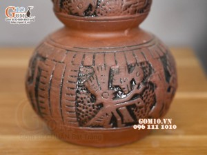 Nậm rượu 2 bầu Đông Sơn Âu Lạc, 1.25l