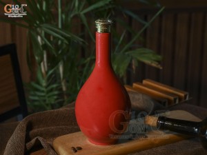 Nậm rượu men màu đỏ 700ml