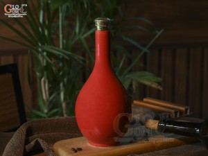 Nậm rượu men màu đỏ 700ml