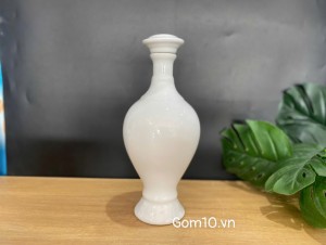 Nậm rượu men trắng, 700ml