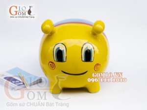 Ống heo tiết kiệm vàng xanh, dài 25cm