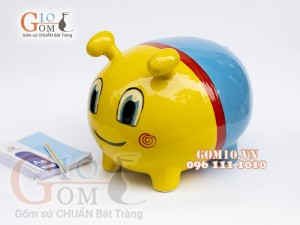 Ống heo tiết kiệm vàng xanh, dài 25cm