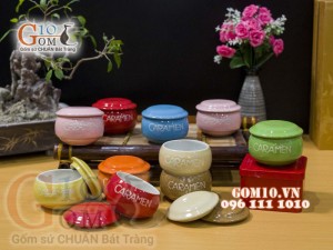 Sét 10 hũ caramen nhiều màu