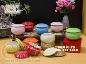 Sét 10 hũ caramen nhiều màu