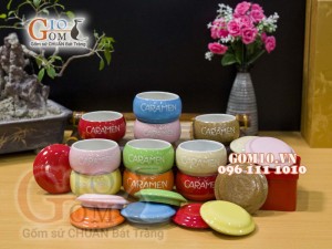 Sét 10 hũ caramen nhiều màu