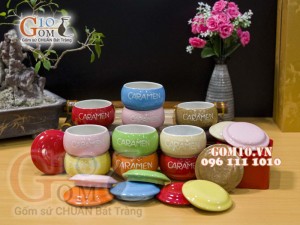 Sét 10 hũ caramen nhiều màu