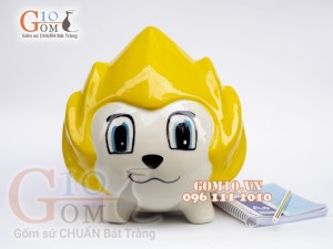 Songoku tiết kiệm màu đỏ, cao 25cm