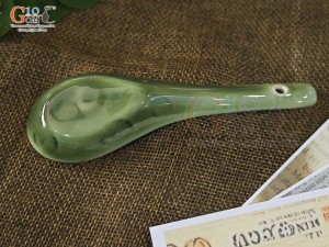 Thìa cơm xanh đồng vẽ Chuồn kim