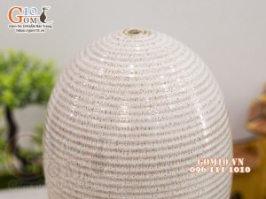 Thủy cầu phong thủy men màu, cao 30cm