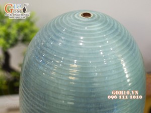 Thủy cầu phong thủy men ngọc, cao 30cm