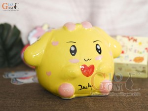 Tiết kiệm Cinnamoroll màu vàng, kích thước 22x15cm