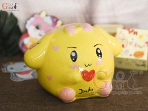 Tiết kiệm Cinnamoroll màu vàng, kích thước 22x15cm