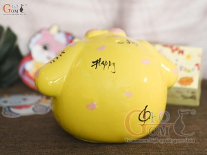 Tiết kiệm Cinnamoroll màu vàng, kích thước 22x15cm