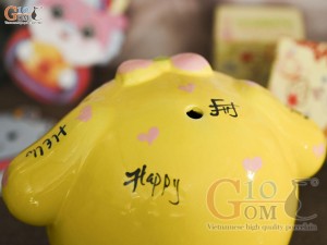 Tiết kiệm Cinnamoroll màu vàng, kích thước 22x15cm