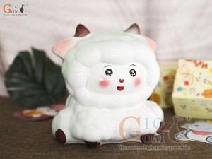Tiết kiệm cừu vui vẻ màu xanh, cao 21cm
