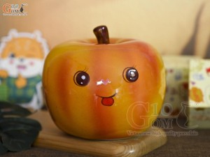 Tiết kiệm táo vàng cam, kích thước 14x14cm