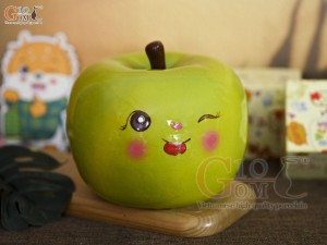 Tiết kiệm táo xanh, kích thước 14x14cm