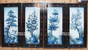 Tranh Tứ Quý ( hàng kĩ ) S3