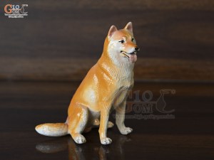 Tượng chó Shiba mẫu ngồi cao 11cm